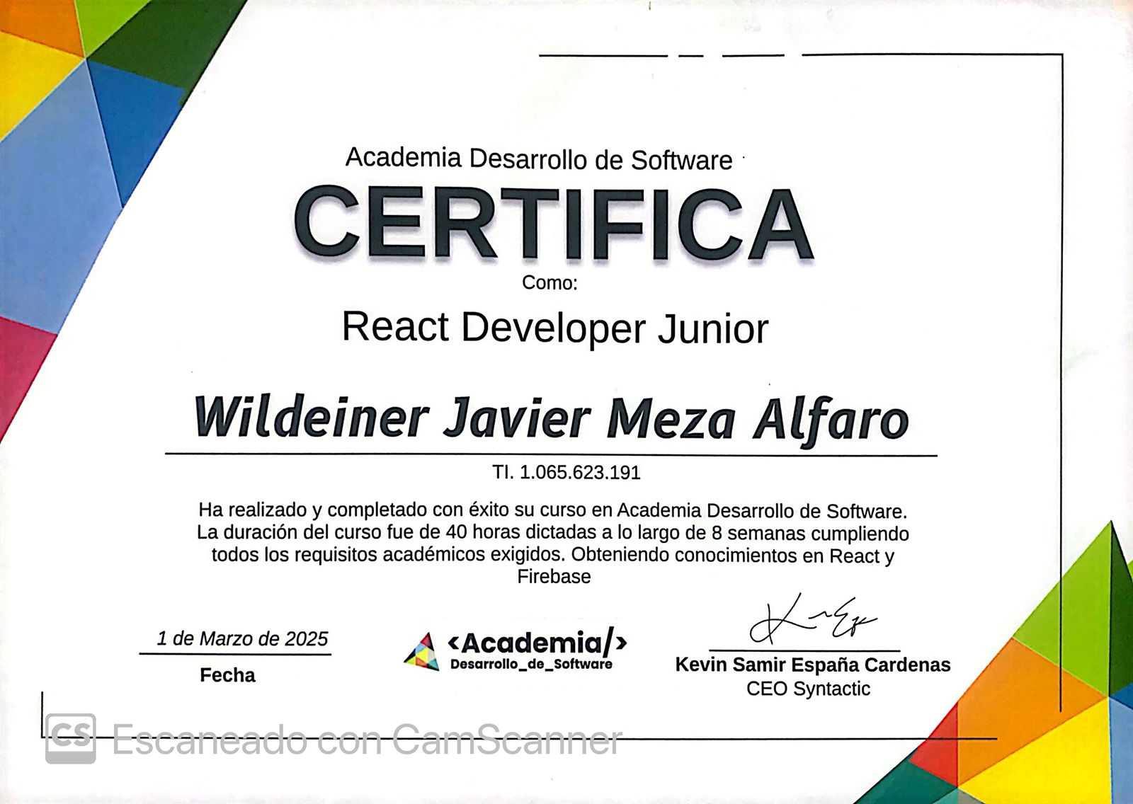 Certificado 2